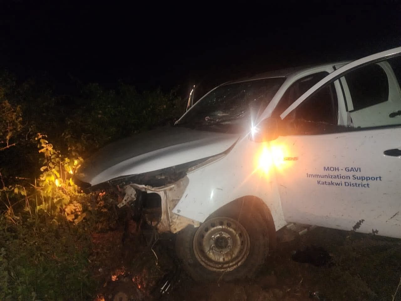 Katakwi DHO Killed, Two Others Critically Injured in Night Crash Along Soroti–Moroto Road